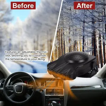 Iarna portabil Auto Noi de Încălzire Rapidă Mașină Neagră a Dezaburitorului De degivrare Automată Accessoriy Zăpadă de Topire Încălzire