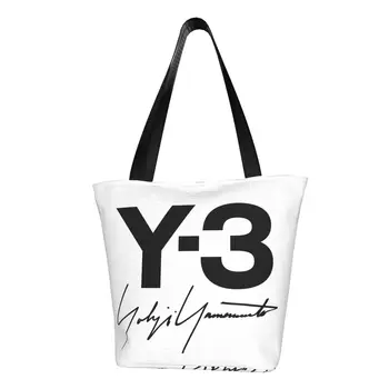 Imprimare De Moda Yohji Yamamoto Cumpărături Tote Pungi De Panza Durabil Umăr Geanta Shopper