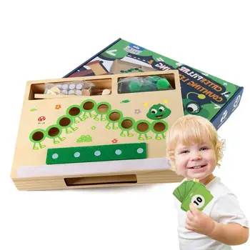 Jucării de numărare Caterpillar Jocuri de Numărare Matematica Preșcolar Plus Scădere Jucărie de Învățare Montessori STEM Jucarii Educative