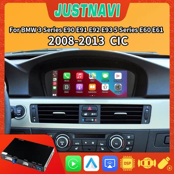 JUSTNAVI Auto Multimedia Wireless CarPlay, Android Auto Pentru BMW Seria 3 E90 E91 E92 E93 Seria 5 E60 E61 2008-2013 Retrofit CUTIE