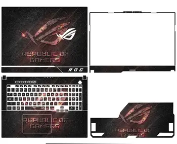KH Laptop Autocolant Piele Decalcomanii Capacul Protector Guard pentru ASUS ROG Strix CICATRICE 17 G733P