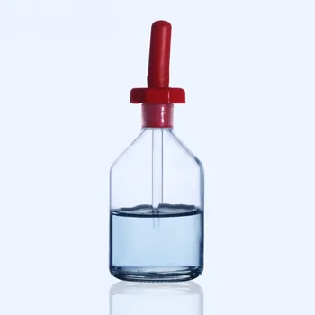 Laborator alb maro dropper sticla de 30ml/60ml/125ml piele de culoare Roșie paie Reactiv sticlă de sticlă sigilat ulei esential de sticla