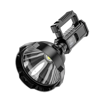 Lampa Exterior cu LED Lanterna Portabil Titularul Lampă de Mare Putere, rezistent la apa USB Reîncărcabilă Puternică de Lumină Reflector
