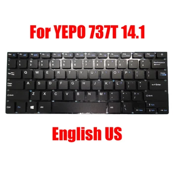 Laptop Tastatură de Înlocuire Pentru YEPO 737T 14.1 engleză NE-Neagră, Fără Iluminata Noua