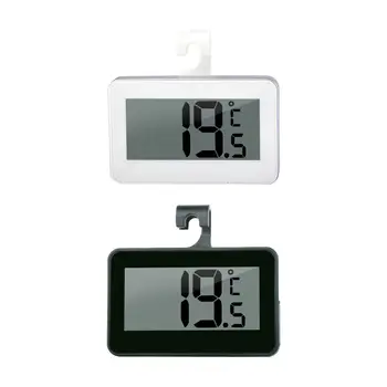 LCD Frigider Termometru Electronic Ușor de Citit Precizie Reglabil Multifuncțional pentru Bucatarie Subsol Camera de Interior Dormitor