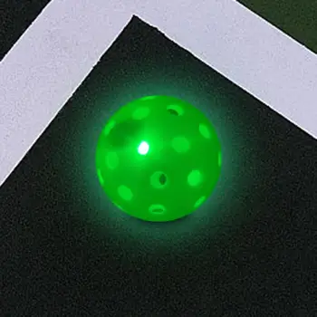 LED-uri Lumina Pickleball Mingea Practică Jucarie Minge Minge de Gol Marinate Mingea pentru jocul de Turneu în aer liber Cadou pentru Pickleball Iubitor