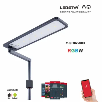 LEDSTAR AQ-N III întregul Spectru Profesional Plantelor Acvatice Lumina Smart LED-uri Cresc Light Mini Desktop Peisaj