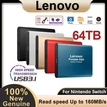 Lenovo 2TB Portable SSD 8TB Extern Solid state Disk de Mare Viteză Hard Disk Extern M. 2 USB3.1/Tip C Interfață De Stocare Pe Disc