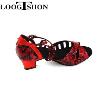 LOOGTSHON latină pantofi de dans salsa dans pantofi cu toc înalt pantofi de dans femeie pantofi de dans pantofi pentru femei Dans papuci de casă NAIBA 8.5 CM