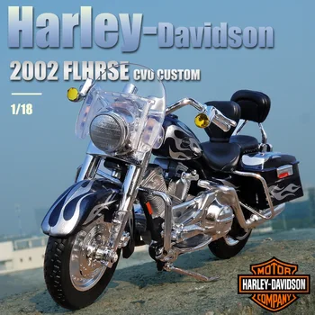Maisto 1:18 Harley 2002 FLHRSEI CVO Personalizate Aliaj de Simulare Motocicletă de Model Diecasts Metal de Colectare de Jucării Pentru Copii Cadouri