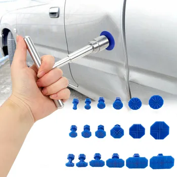 Masina Dent de Reparare Demontare, Reparații Auto Kit Cu 18pcs Plastic Adeziv Lamelele de Metal T-Mâner Dent Îndepărtarea Universal Pentru Masina Accesor