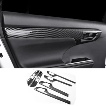 Masina interior cotiera portierei castron decor autocolant Acoperi ABS Carbon Pentru Toyota Highlander Kluger 2021 2022 Accesorii de interior