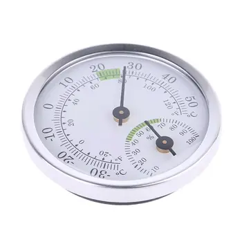 Metru Termometru Higrometru Compact Case Birouri Ateliere Analogic De Temperatură Și Umiditate Mini Convenabil De Uz Casnic