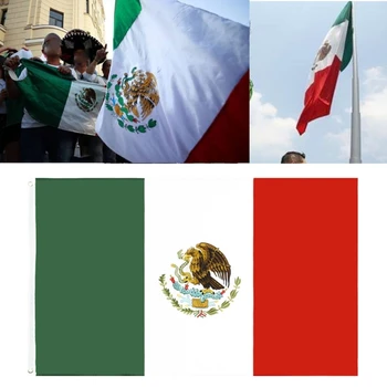 Mexicanos Drapelul de Mexic Drapelul Național 90X150cm Poliester Mexic Steaguri
