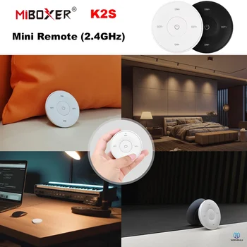 MiBoxer K2S 2.4 G Mini de la Distanță Temperatura de Culoare Panou de Control de la Distanță Reglabil Dimmer Wireless Controler pentru LED-uri Constructia Benzi cu LED-uri