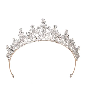 Mireasa Nunta Tiara Coroana Anti-alunecare Frizură Elegant Ornament de Par pentru Performanță Etapă Minge Școală