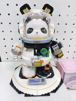 MOC Spațiu Panda Mech Astronaut Jucărie, Cadou de Crăciun pentru Băieți și Fete
