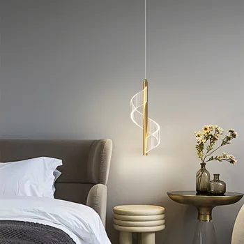 Modern Nordic Creative Candelabru LED-uri Personalizate Arta Dormitor Lampă de Noptieră Living Minimalist Perete de Fundal Candelabre