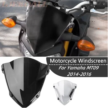 Motocicleta Parbriz Parbriz Scut de Vânt Deflectore cu Suportul de Montare Pentru Yamaha MT09 2014 2015 2016 Accesorii