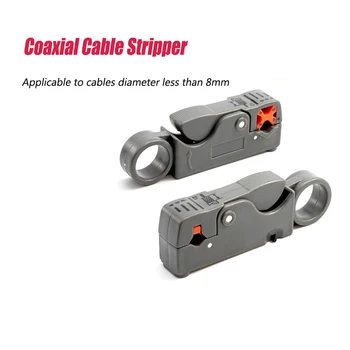 Multi-funcțional cablu coaxial RG58/59/62/6/3C2V/4C/5C stripteuză clește stripper cablu cutter clește de dezizolat sârmă