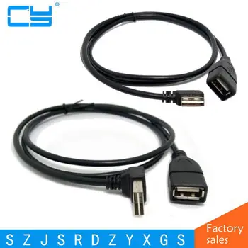 Negru USB 2.0 Cablu de Extensie de sex Masculin la Feminin Cablu Extender Pentru PC, Laptop de Mare Viteză Cablu de 1M