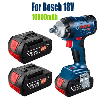 NOI 18V 10Ah baterie Reîncărcabilă Li-Ion Baterie Pentru Bosch 18V Instrument de Putere de Rezervă Portabil de 10000mah Înlocuire BAT609 Indicator luminos