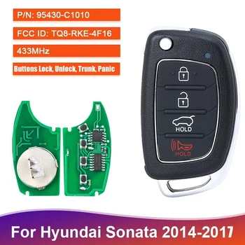 Noi 95430-C1010 TQ8-RKE-4F16 Flip de la Distanță Smart Key Fob 4 Buton 433Mhz Pentru Hyundai Sonata 2014 2015 2016 2017