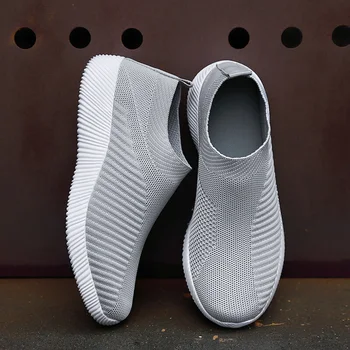 Noi Adidasi pentru Femei Confortabil Plasă de Moda Casual, Pantofi Slip pe Platforma de sex Feminin Sport Apartamente Doamnelor Pantofi de Funcționare Zapatos