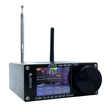 Noi Ats25max Funcția RDS Decodor Si4732 Full-Band Receptor Radio Cu Spectru de Scanare DSP Receptor