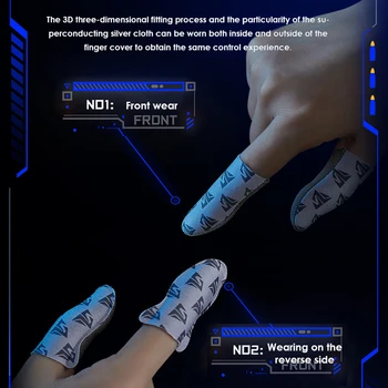 Non-zero Degetul Maneca Gratuit Foc Deget de Acoperire Anti-Alunecare Pentru Joc Pubg Gaming-ul Mobil Deget Mănuși Pentru Mobil Jocul