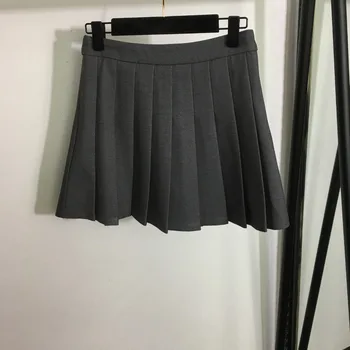 Noua etichetă decor Un cuvânt plisata fusta scurta, pantaloni de siguranță garnitură de moda sexy Slăbire Ochi-prinderea gratuit