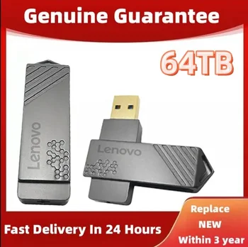 NOUL Lenovo USB Flash Drive 64TB USB 3.0 de Mare Viteză Pen Drive 16TB Capacitatea Reală Pendrive 128GB Flash Disk Cadouri Pentru PC/Laptop