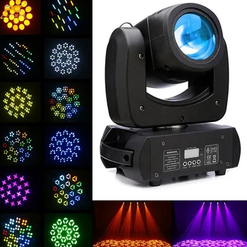 Noul Mini Fascicul de 100w*7 Gobos Deschide Mutarea LED Lumina Laser De Control DMX pentru DJ Petrecere Disco Bar, Ktv Show