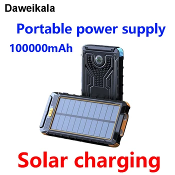 Noul Panou Solar Compas de Exterior Impermeabil Curea de Încărcare Wireless Super Rapid Multifunctional de Putere BankPower Banca 100000mAh