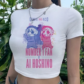 Oshi Nu Ko goth zână grunge crop top fata de fairycore hippie manga fairy grunge tricou haine