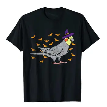 Papagalul Pasăre Palarie De Vrajitoare De Halloween 2020 Iubitor De Animale Cadou Tricou La Vanzare Man T Shirt Anime Topuri Tricou Bumbac Strans