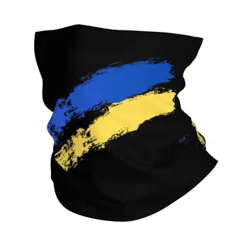 Pavilion Ucrainean De Iarnă Bandă Gât Mai Cald Bărbați Femei Schi Vânătoare Tub Eșarfă Ucraina Patriotic Fata Bandană Jambiere