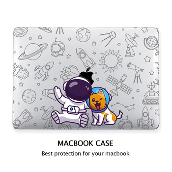 pentru MacBook Pro 13 Caz A1706 A1708 A2289 A2251 A2159 Astronaut Caz Acoperire pentru Macbook Pro M1 M2 Chip A2338 cu Capac Tastatură