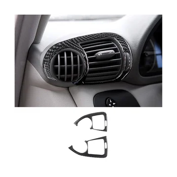 Pentru Mercedes-Benz C-Cl W203 2005-2007 Fibra de Carbon Interior Complet Set Garnitura Capac Decor Autocolant Accesorii ,17PCS