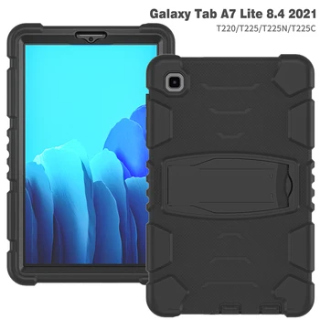 Pentru Samsung Galaxy Tab Tab A7 lite 8.7 inch 2021 SM-T220 SM-T225 Caz Grele rezistent la Șocuri Copii în condiții de Siguranță PC + husa silicon