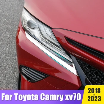Pentru Toyota Camry Sport SE XSE 2018-2021 2022 2023 Mașină de Cap Lumina Lămpii Pleoapa Autocolant Faruri Spranceana Ornamente Autocolant Accesorii