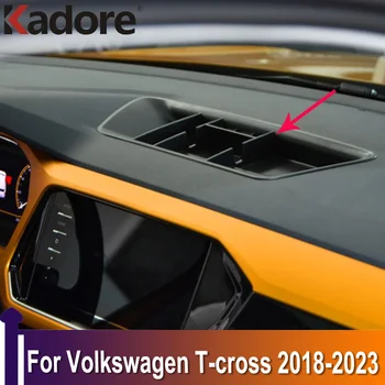 Pentru Volkswagen T-Cross 2018-2021 2022 2023 Sofer Partea de Plastic Cutie de Depozitare Suport de Telefon de Interior Accesorii Auto-styling