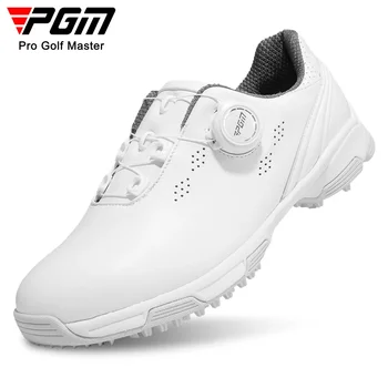 PGM Femei Pantofi de Golf Impermeabil Anti-alunecare Femei Greutate de Lumină Moale Respirabil Adidași Femei Buton Curea Pantofi de Sport XZ268