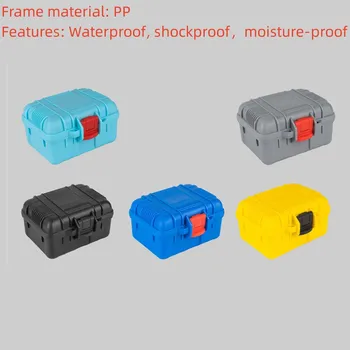 Plastic Mic Tool box rezistent la apa Caz Cutii de Depozitare set de Instrumente de Siguranță Pentru Mecanica Valiza Organizator Greu de Caz în aer liber Portabil