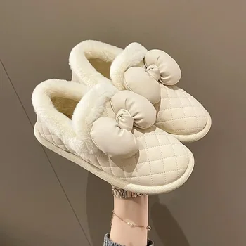 Platforma de Zăpadă Cizme de Iarna Fete Femei Pantofi 2023 Noi Maillard a Crescut cu Fleece căptușit Îngroșat Scurt Moda