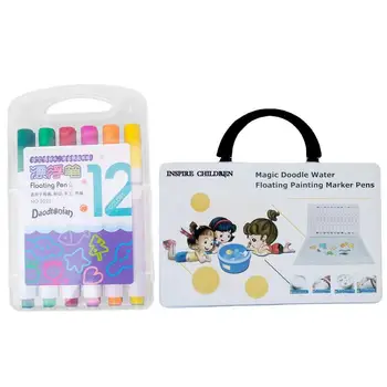 Plutitoare De Desen, Pixuri 4 Culori De Apă Markeri Pentru Copilul Markeri Cu Plutitor De Cerneală Distracție Și Creative Cadouri Pentru Băieți Și Fete