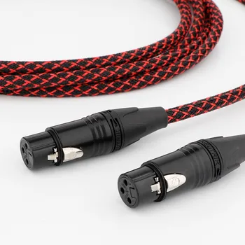 Preffair 5N Cupru OCC NEUTRIK XLR cablu audio Stereo XLR Echilibru Cablu de sex Masculin la Feminin Plug de interconectare cablu audio