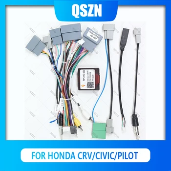QSZN Android Canbus Box HD-SS-06C/RP5-HD-001/RP5-HD-101 Pentru HONDA CRV/CIVIC /pilot Fasciculului de Cabluri de Alimentare Cabluri Auto Radio Stereo