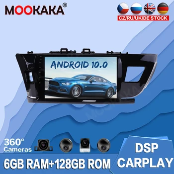 Radio auto CarPlay Pentru Toyota Corolla 2010-2017 de Navigare GPS Player Multimedia cu Ecran Tactil DSP Stereo Unitatea de Cap