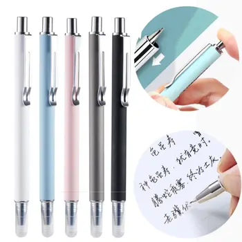 Scoala Rechizite de Birou Convertor de Umplere de Presă de Tip Retractabil Stilou Cerneală Pen Peniță EF 0.38 mm